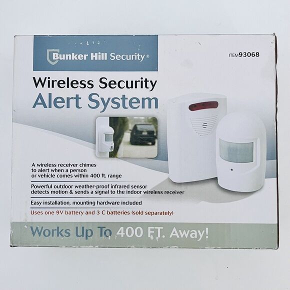 Bunker Hill Security Wireless Alert System #93068 Up to 400 FT. Range - Picture 3 of 3